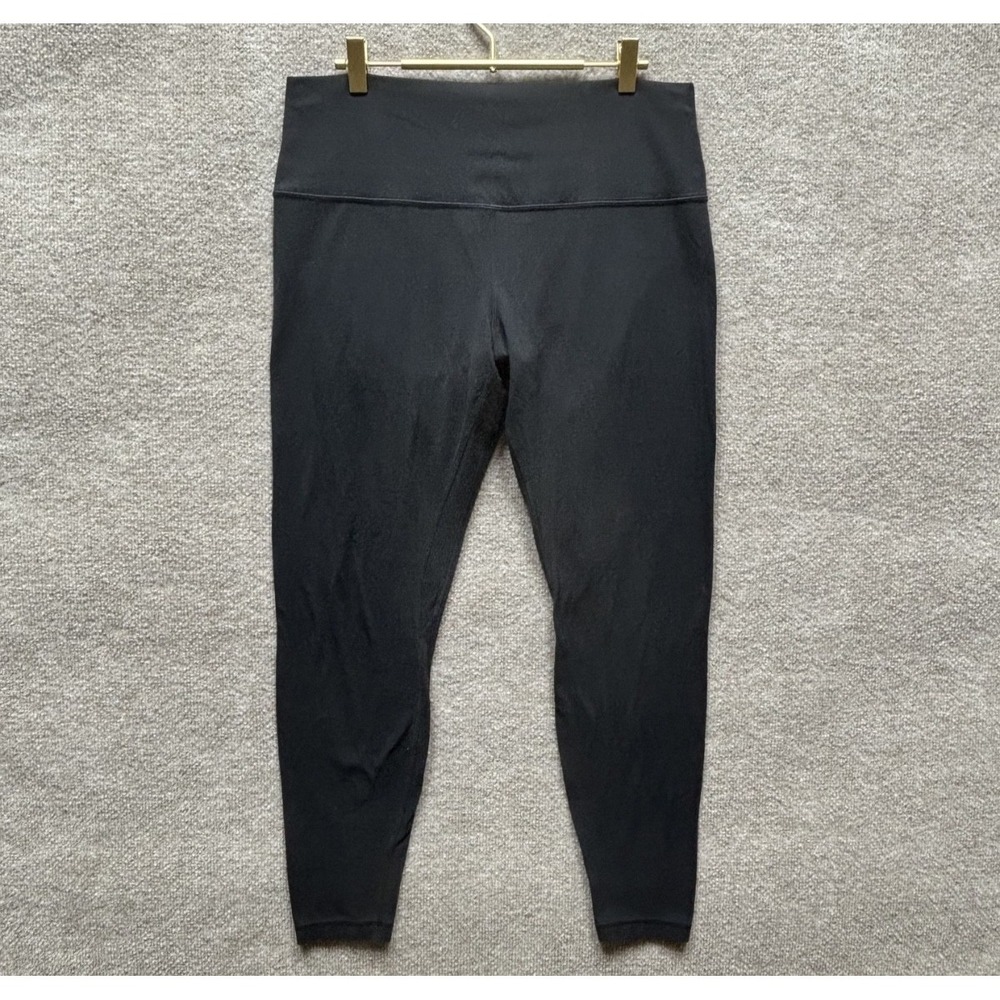 Lululemon Leggings Women 14 Black 28" Align Daily Athleisure HR HW Athleisure